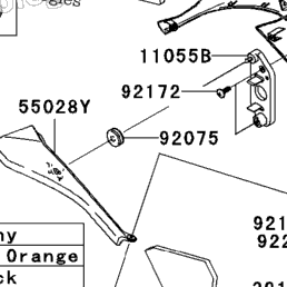 2008 Kawasaki NINJA ZX-10R (ZX1000E8F) Cowling Lowers | Babbitts