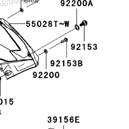 2008 Kawasaki NINJA ZX-10R (ZX1000E8F) Cowling Lowers | Babbitts