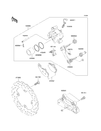 2007 Kawasaki NINJA ZX-10R (ZX1000D7FA) Rear Brake | Babbitts