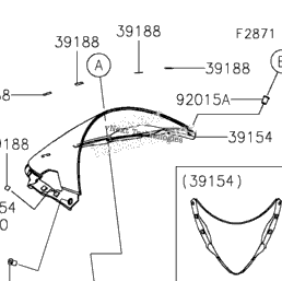 2024 Kawasaki Ninja ZX-6R (US) (ZX636KRFAL) Cowling | Babbitts