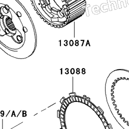 2007 Kawasaki NINJA ZX-6R (ZX600P7F) Clutch | Babbitts Kawasaki