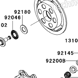 2008 Kawasaki NINJA ZX-6R (ZX600P8F) Clutch | Babbitts Kawasaki
