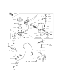 2015 Kawasaki NINJA ZX-10R ABS (ZX1000KFFA) Front Master Cylinder