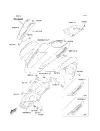 2003 Kawasaki KFX400 (KSF400-A1) Front Fender(S) | Babbitts