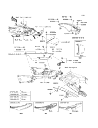 2008 Kawasaki NINJA ZX-14 (ZX1400C8F) Side Covers/Chain Cover