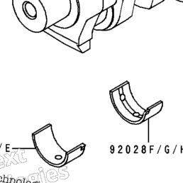 1994 Kawasaki NINJA ZX-7R (ZX750-M2) Crankshaft | Babbitts