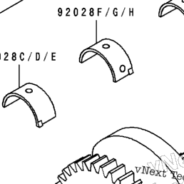 1994 Kawasaki NINJA ZX-7R (ZX750-M2) Crankshaft | Babbitts