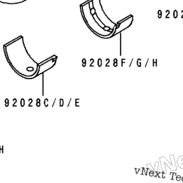 1994 Kawasaki NINJA ZX-7R (ZX750-M2) Crankshaft | Babbitts