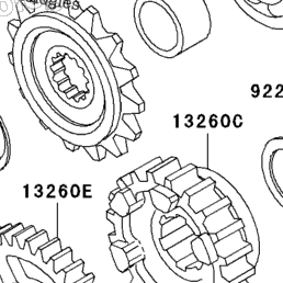 1999 Kawasaki NINJA ZX-7R (ZX750-P4) Transmission | Babbitts