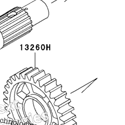 1999 Kawasaki NINJA ZX-7R (ZX750-P4) Transmission | Babbitts
