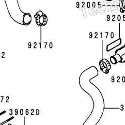 1996 Kawasaki NINJA ZX-6R (ZX600-F2) Radiator | Babbitts Kawasaki