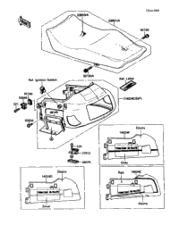 1989 Kawasaki NINJA ZX-10 (ZX1000-B2) Seat | Babbitts