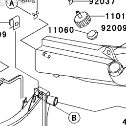 1993 Kawasaki NINJA ZX-11 (ZX1100-D1) Radiator | Babbitts Kawasaki