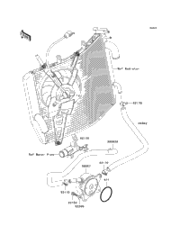 2005 Kawasaki NINJA ZX-6R (ZX636-C1) Oil Cooler | Babbitts