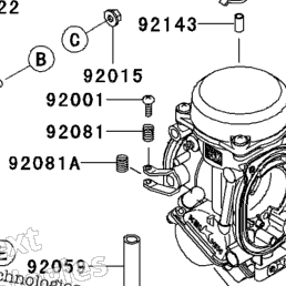 2003 Kawasaki ZZR1200 (ZX1200-C2) Carburetor | Babbitts Kawasaki