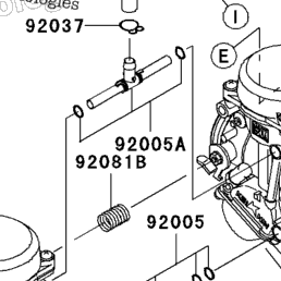 2005 Kawasaki ZZR1200 (ZX1200-C4) Carburetor | Babbitts Kawasaki