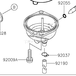 2017 Kawasaki KLX140G (KLX140CHF) Carburetor | Babbitts Kawasaki