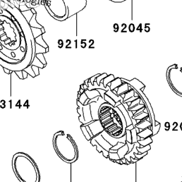 2008 Kawasaki NINJA ZX-10R (ZX1000E8F) Transmission | Babbitts