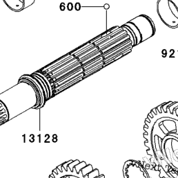 2008 Kawasaki NINJA ZX-10R (ZX1000E8F) Transmission | Babbitts