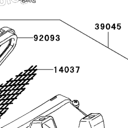 2005 Kawasaki NINJA ZX-6R (ZX636-C1) Air Duct | Babbitts Kawasaki