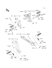 2003 Kawasaki NINJA ZX-12R (ZX1200-B2) Footrests | MotoCity