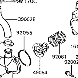 1993 Kawasaki VOYAGER XII (ZG1200-B7) Water Pump | Babbitts