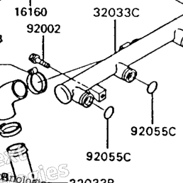1993 Kawasaki VOYAGER XII (ZG1200-B7) Water Pump | Babbitts