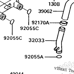 1993 Kawasaki VOYAGER XII (ZG1200-B7) Water Pump | Babbitts