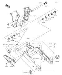 2014 Kawasaki NINJA 1000 ABS (ZX1000MEF) Swingarm | Babbitts