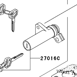 1994 Kawasaki NINJA ZX-11 (ZX1100-D2) Ignition Switch/Locks