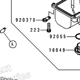 1993 Kawasaki KX250 (KX250-J2) Carburetor | Babbitts Kawasaki