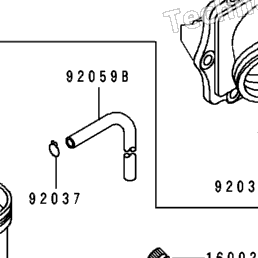 1993 Kawasaki KX250 (KX250-J2) Carburetor | Babbitts Kawasaki