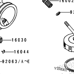 1993 Kawasaki KX250 (KX250-J2) Carburetor | Babbitts Kawasaki
