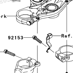 2007 Kawasaki NINJA ZX-6R (ZX600P7F) Handlebar | Babbitts Kawasaki
