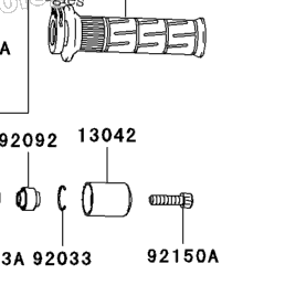 2007 Kawasaki NINJA ZX-6R (ZX600P7F) Handlebar | Babbitts Kawasaki