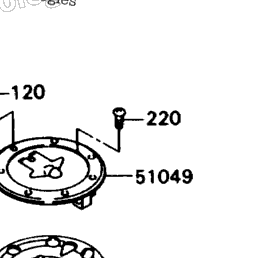 1990 Kawasaki NINJA ZX-7 (ZX750-H2) Fuel Tank | Babbitts Kawasaki