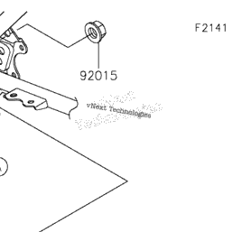 2018 Kawasaki KLX250 (KLX250SJFA) Swingarm | Babbitts Kawasaki