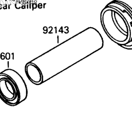 1989 Kawasaki MOJAVE 250 (KSF250-A3) Rear Hub | Babbitts Kawasaki