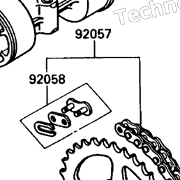 1989 Kawasaki MOJAVE 250 (KSF250-A3) Rear Hub | Babbitts Kawasaki