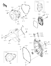 2018 Kawasaki Z900RS (ZR900CJFB) Engine Cover(S) | Babbitts