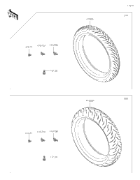 2024 Kawasaki Ninja ZX-4R ABS (ZX400PRFNN) Tires | Babbitts