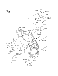 2004 Kawasaki NINJA ZX-10R (ZX1000-C1) Engine Mount