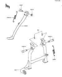 1984 Kawasaki GPz (ZX1100-A2) Stands | CyclePartsNation