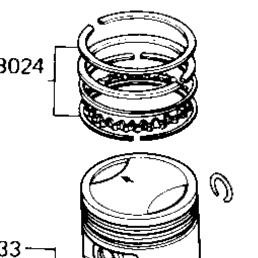 1985 Kawasaki GPz 750 Turbo (ZX750-E2) Cylinder/Pistons | Babbitts
