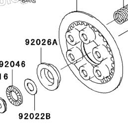 2003 Kawasaki ZZR1200 (ZX1200-C2) Clutch | Babbitts Kawasaki Parts