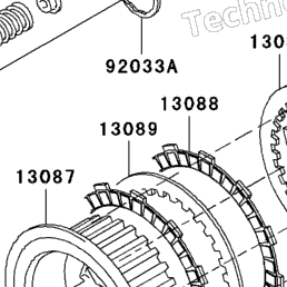 2003 Kawasaki ZZR1200 (ZX1200-C2) Clutch | Babbitts Kawasaki Parts