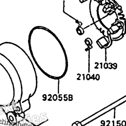 1993 Kawasaki VOYAGER XII (ZG1200-B7) Starter Motor (Zg1200-B7/B8