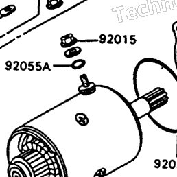 1993 Kawasaki VOYAGER XII (ZG1200-B7) Starter Motor (Zg1200-B7/B8