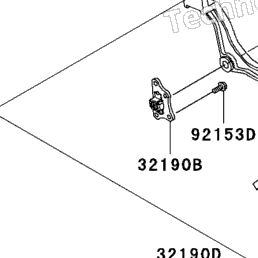 2005 Kawasaki NINJA ZX-10R (ZX1000-C2) Engine Mount | Babbitts