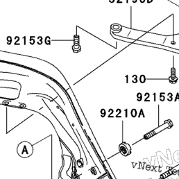 2005 Kawasaki NINJA ZX-10R (ZX1000-C2) Engine Mount | Babbitts